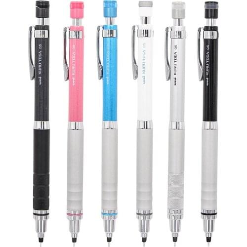 Mitsubishi Uni Kuru Toga Mechanical Pencils 0.5 mm Lead Rotate Sketch Daily Writing Supplies M5-1017