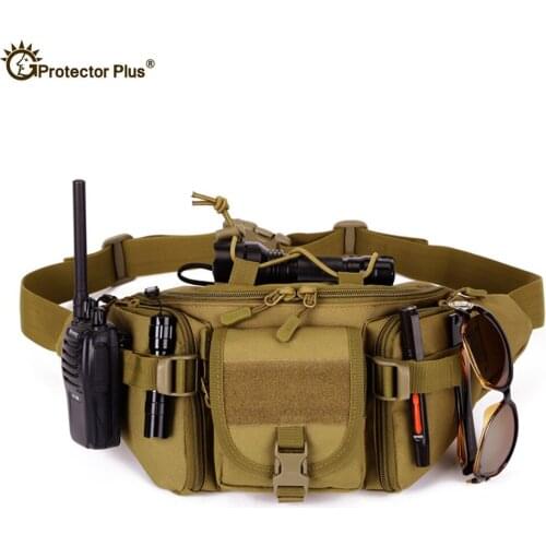 Multifunction Tactical Waist Bag Military Camouflage Dual-use bag Outdoor Riding Sports Climbing Hunting Hiking Messenger bag