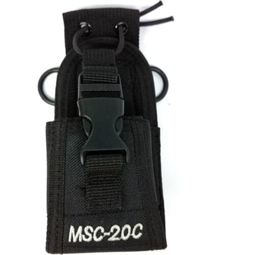MSC-20C Nylon Multi-Function Universal Pouch Bag Holster Carry Case for Yaesu Icom Motorola TYT baofeng UV-5R/82 Walkie Talkie