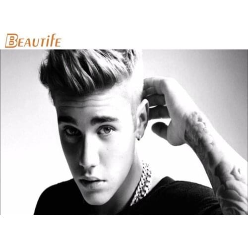 New Arrival Justin Bieber poster Cloth Silk Poster Home Decoration Wall Art Fabric Poster Print 30x45cm,40x60cm,50X75cm,60X90cm