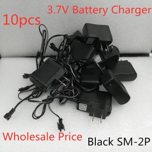 Wholesale 10pcs 3.7V Battery Charger Adapter SM Female Plug Spare Parts For R/C Toys Helicopter Drone Quadcopter