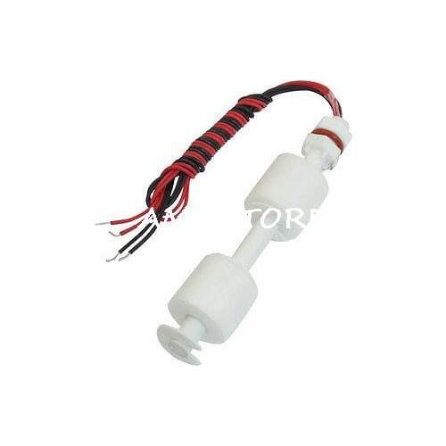 Plastic White Dual Ball Water Level Sensor Float Floating Switch 24mmx22mm