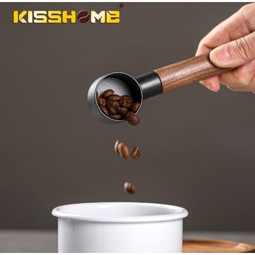 Portable Practical Durable Natural Wood Coffee beans Spoons Scoop For Coffee Tea Powder Measure Spoon Flatware Wood Spoons Tools