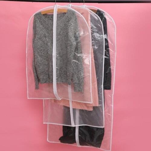 1 PCS Clothes Hanging Garment Dress Dust Cover Home Jacket Storage Bag Case Suit Coat Organizer Wardrobe Clothing Dust