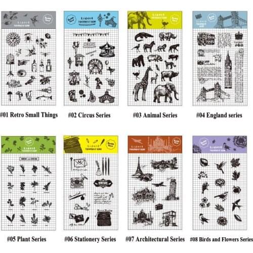 Cute Transparent Clear Silicone Stamp/Seal for Scrapbooking Album DIY Craft Decoration Rubber Stamp Stationery