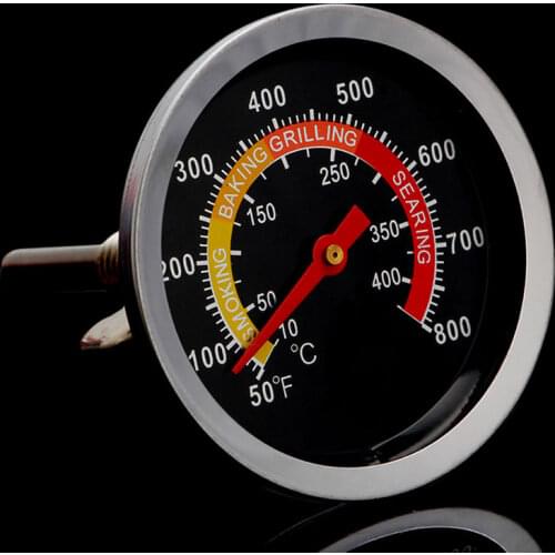 Steel Bbq Smoker Grill Thermometer Temperature 100 Accessories Tools Degrees Barbecue Cooking 800 Gauge Fahrenhei Z6M0