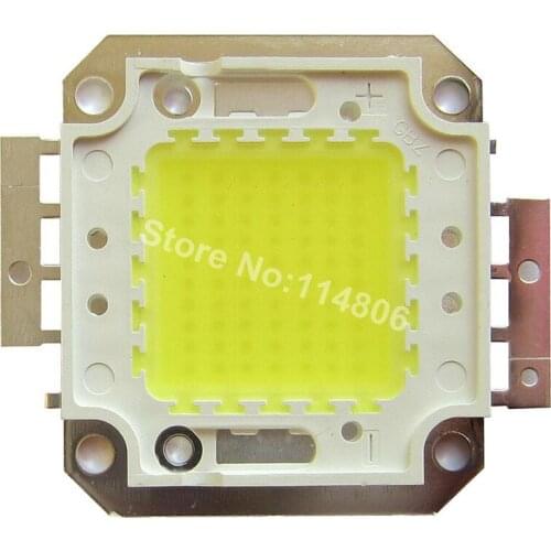 High Power 70W 32mil Chip White 6500K / Warm White 3500K Square Base SMD LED Light lamp Parts DC 32~34V 2100mA
