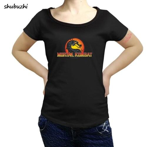 Mortal Kombat premium women t shirt fighting game genre loose fit Cool Casual pride women t shirt Fashion tshirt sbz3437