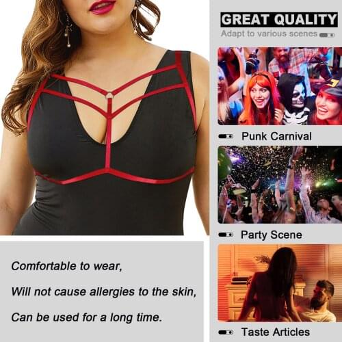 Women Corset Body Harness Suspender Sexy Chest Straps Bondage Bra Hollow Out Erotic Sensual Lingerie Bdsm Sex Underwear Fetish