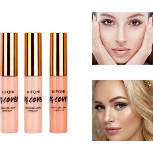 KIFONI Full Cover liquid Concealer Cream Face Corrector Liquid Make Up Base For Eye Dark Circles Facial Natural Cosmetic T1561