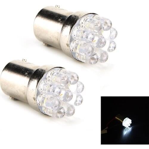1Pcs Practical Replacement Car Stop Tail Bulb Lamps G18 1157 9 LED White Car LED Lights Car Reading Light