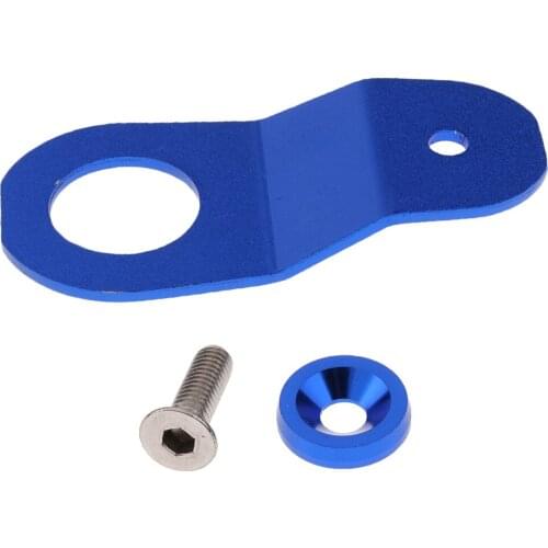 2X Radiator Stay Mounting Bracket W/ Washer For Civic EK 1992-95 Blue