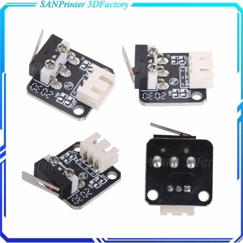 5Pcs 3D Printer Accessories X/Y/Z Axis End Stop Limit Switch 3Pin N/O N/C Control Easy to Use Micro Switch for CR-10 Series Ende