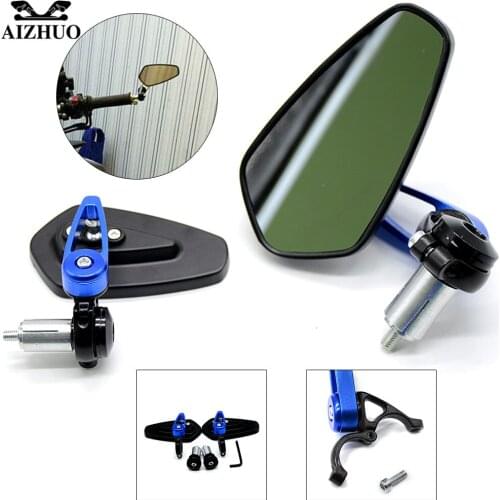 7/8"" 22mm handle bar Mirror motorcycle bar end mirror For YAMAHA FZR 600/FZR 600R FZ600 TRX850 FZR400 RR/RRSP XJR1300 FJR 1300