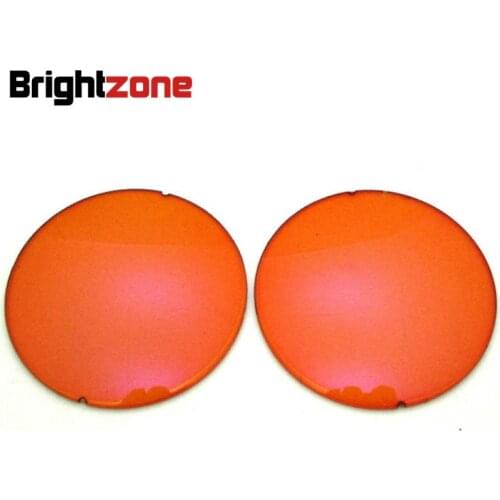 Brightzone High Quality CR39 Resin Anti-blue Light Anti-UV400 Computer Plano Lenses Eye Protection Orange Better Sleeping 70mm