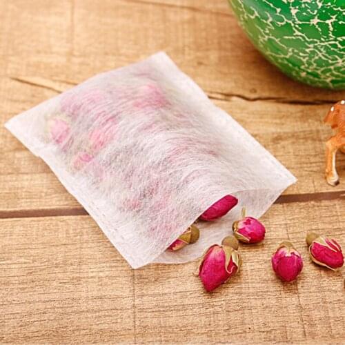 Environmental Natural Corn Fiber Heat Sealing Tea Bag PLA Biodegraded Tea Filter Empty Bags 200pcs/lot