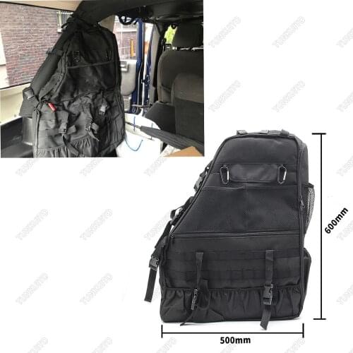 Roll Bar Storage Bag Cage with Multi-Pockets for Jeep Wrangler JK JKU TJ LJ Unlimited 4 Doors