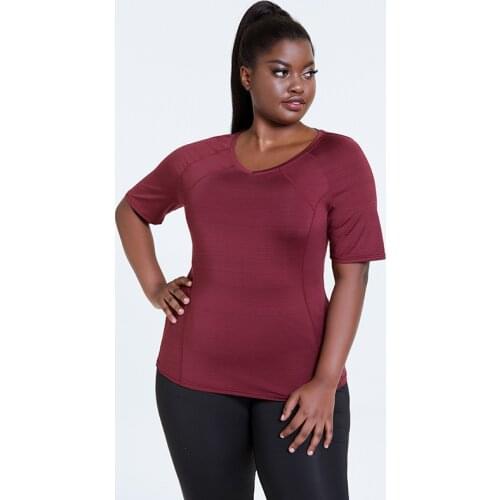 Summer Quick-Drying Plus Size Sport T-shirt Women Fitness Breathable Slim Workout Tops Female 4XL Athletic Activewear