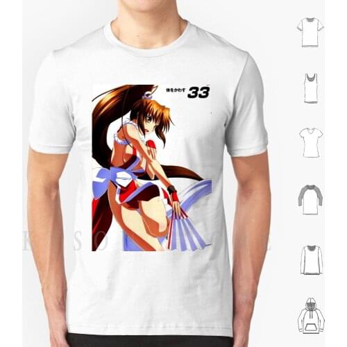 Mai Shiranui #25 T Shirt Men Cotton Sexy Hentai Ecchi Echi Erotic Lewd Tits Titties Boob Boobs Oppai Anime
