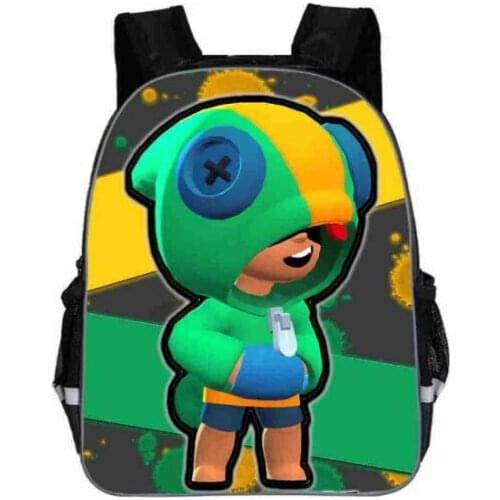 New Cartoon Schoolbag For Primary School Students Leon Star Kids 3D Print Backpack For Boys Girls Fashion 11-16inch Mochilas