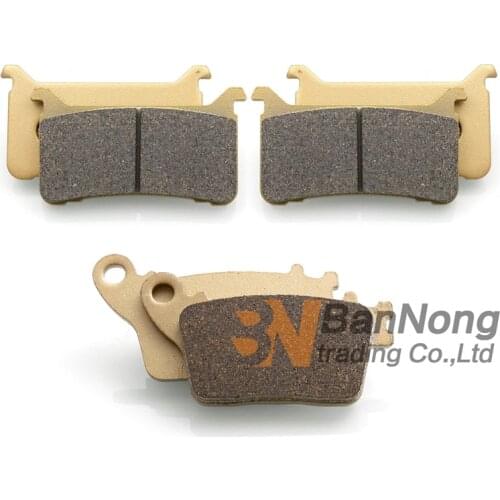 Motorcycle carbon fiber Front Rear Brake Pads For Honda CBR1000RR CBR 1000 RR CBR1000 RRH RRJ Fireblade ABS 2017 2018 17 18