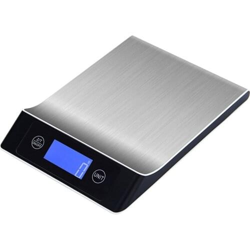 Stainless Steel Portable Balance Digital Kitchen Scale With LCD Electronic Postal Platform Baking Diet Food Weight