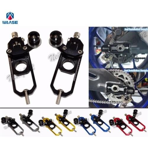 Waase Motorcycle Chain Adjusters with Spool Tensioners Catena For Honda CBR1000RR 2008 2009 2010 2011 2012 2013 2014 2015 2016