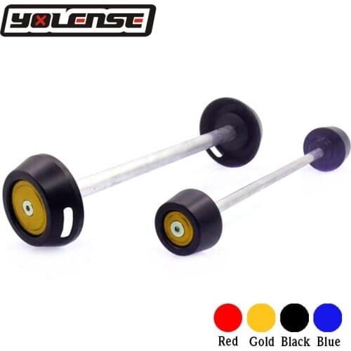 For Ducati 1098/1198/1199/1299/1299S Panigale Monster 1200 Diave Motorcycle Front & Rear Axle Fork Crash Sliders Wheel Protector