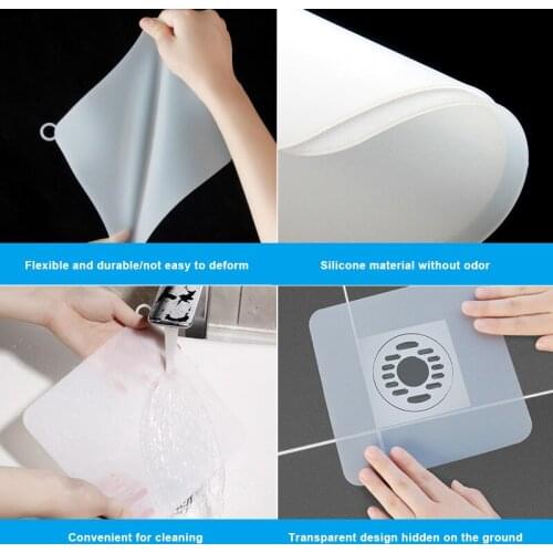 1/2/6pcs Sewer Smell Removal Sealing Silicone Cover Anti-smell Drain Sealing Cover Sealing Silicone Deodorizer Cover Sewer