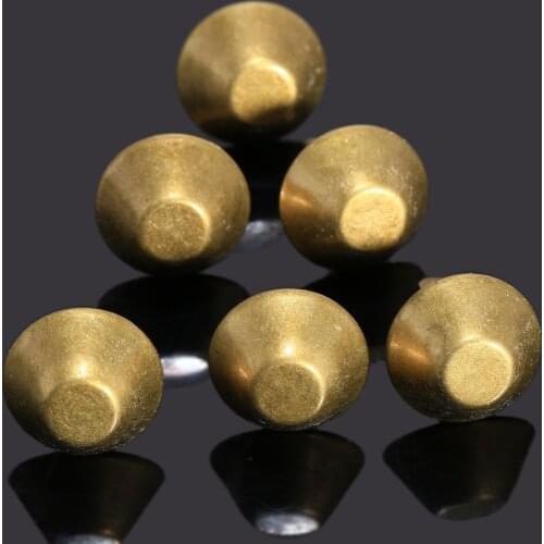 100pcs 15mm Furniture Decorative Tack Bucket Nail Purse Luggage Bags Foot Upholstery Nails Tacks Iron Buckets Box