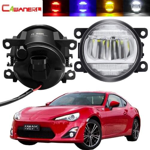 2in1 Fog Light Assembly Daytime Running Lamp For Toyota GT86 86 Car Front Bumper Fog Light DRL 30W 8000LM 12V