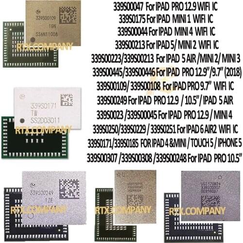 3pcs For IPAD 4 5 6 AIR AIR2 MINI1 MINI2 MINI3 MINI4 PRO 2018 9.7" 10.5" 12.9" WIFI IC 339S00249 339S00213 339S00445 339S0171