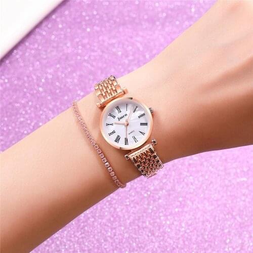 Rose Gold Stainless Steel Watches Women Top Brand Luxury Casual Marble Quartz Clock Ladies Wrist Watch Relogio Feminino 2020 New