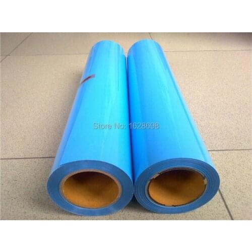 CDU-19 Sky blue B color Size:50x100cm/lot heat transfer PU vinyl for t shirts t shirts transfer vinyl