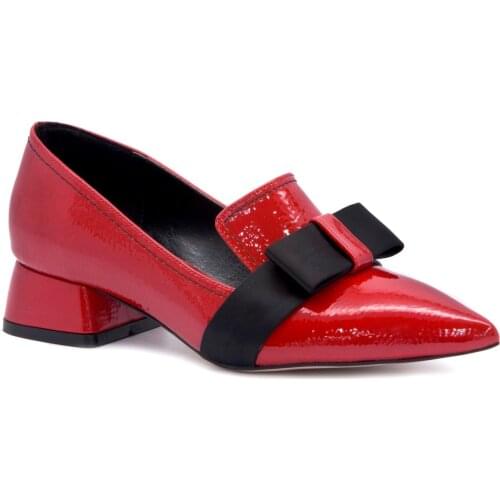 Gedikpaşalı SND 20Y 804 RED Ladies Shoes Ballerina