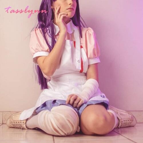 Danganronpa Dangan Ronpa 2 Mikan Tsumiki Cosplay Costume Halloween Carival Party Costume Cute Uniform Sets Dress Anime Cosplay