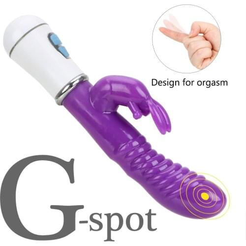 Rabbit Vibrators G-spot Massager Female Masturbator 12 Speeds Dildo Vibrator Vagina Clitoris Stimulator Sex Toys For Women