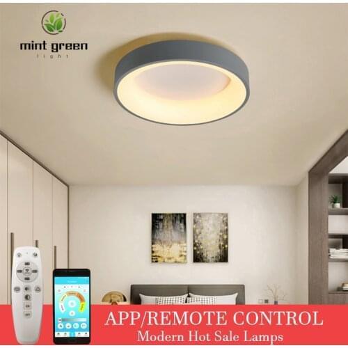Modern Led Ceiling Lights For Living Room Bedroom Study Room Dimmable Remote APP Ceiling Lamp Fixtures
