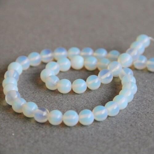 Min Order1) 8mm Fashion Sri Lanka Natural Moonstone Round Beads Accessory Parts Jewelry Making Design DIY Beads Stone 15inch