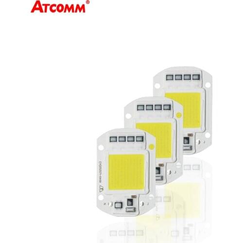 20W 30W 50W COB LED Lamp Smart IC High Power LED Diode Spotlight Matrix For Outdoor Floodlight Projector Light Source