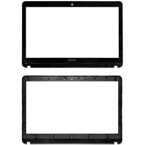 New for Sony vaio SVF1421 SVF143a1rt SVF142C29L SVF143A25T laptop LCD FRONT TRIM BEZEL B Cover shell fit touchscreen model black