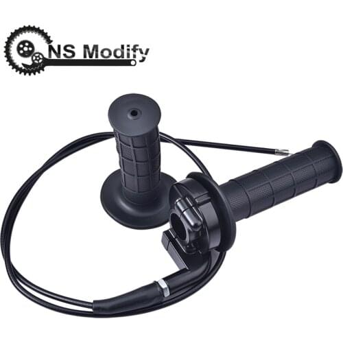 NS Modify Universal 7/8" 22mm Throttle Grip Casing With Throttle line Handle Bar Grips Fit For Honda Yamaha Suzuki Handlebars