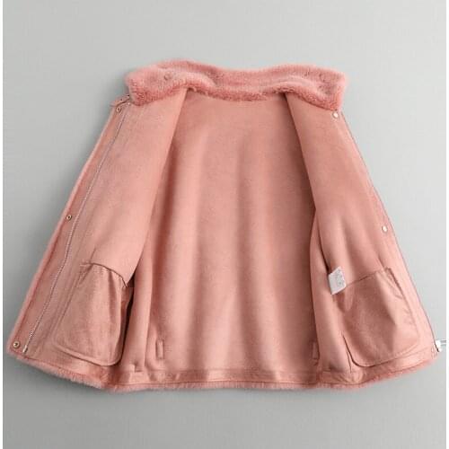 Coat Winter Women Sheep Shearling Real Fur Coat Women Clothes 2020 Real Wool Coats Korean Jacket Manteau Femme MY4373 s