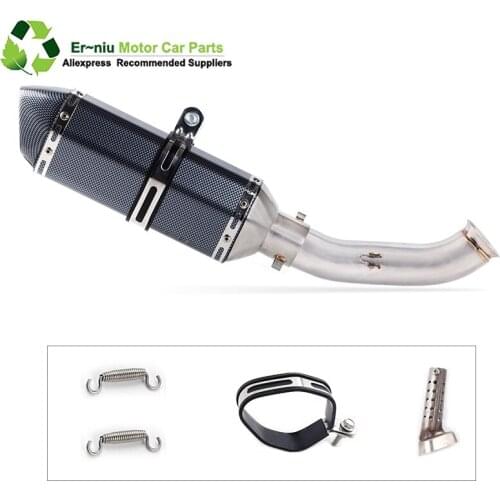 Motorcycle Full Exhaust Muffler System Middle Pipe Slip On Escape For DUKE 390 250 DUKE 125 RC 390 125 RC390 2016 2017 2018
