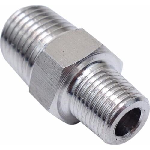 Stainless Steel 304 Barstock Pipe Fitting Reducing Hex Nipple 1/8" *1/4" NPT Male