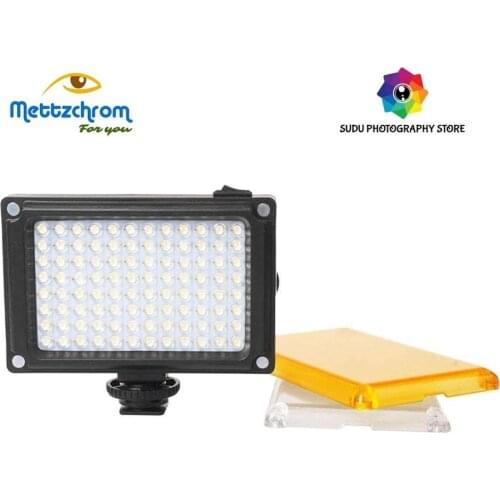 METTZCHROM ft-96 Pro Led Light For Canon Nikon Sony Olympus Pentax Samsung 2 color Led Light