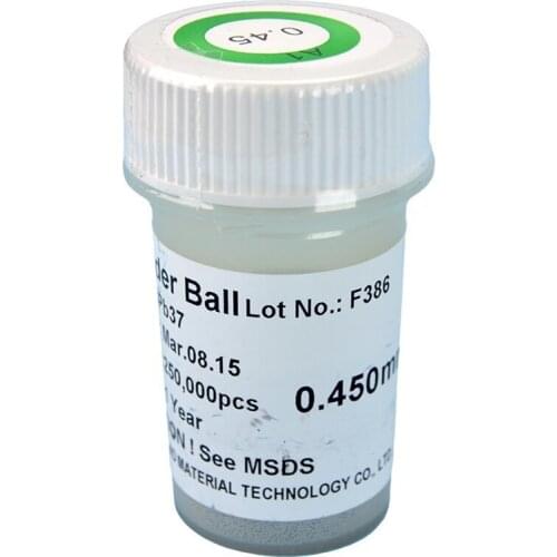 PMTC 250k 0.45 mm Leaded BGA Solder Ball For BGA Rework Reballing Soldering Welding Repair