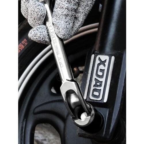 LAOA L-type socket wrench multi-function 7-shaped elbow threading wrench outer hexagon double head repair tool