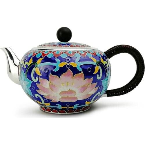 High grade 999Silver made Tea Kettle Kung Fu Tea gift for family and friends kitchen office tea set