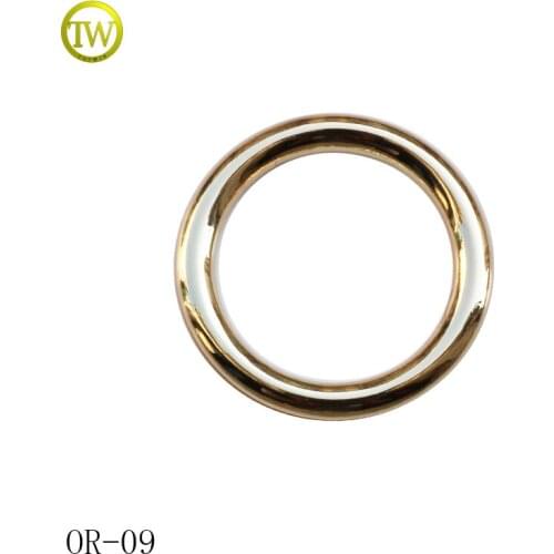 Custom zinc alloy metal O ring buckle o ring for bag accessories 2.5cm